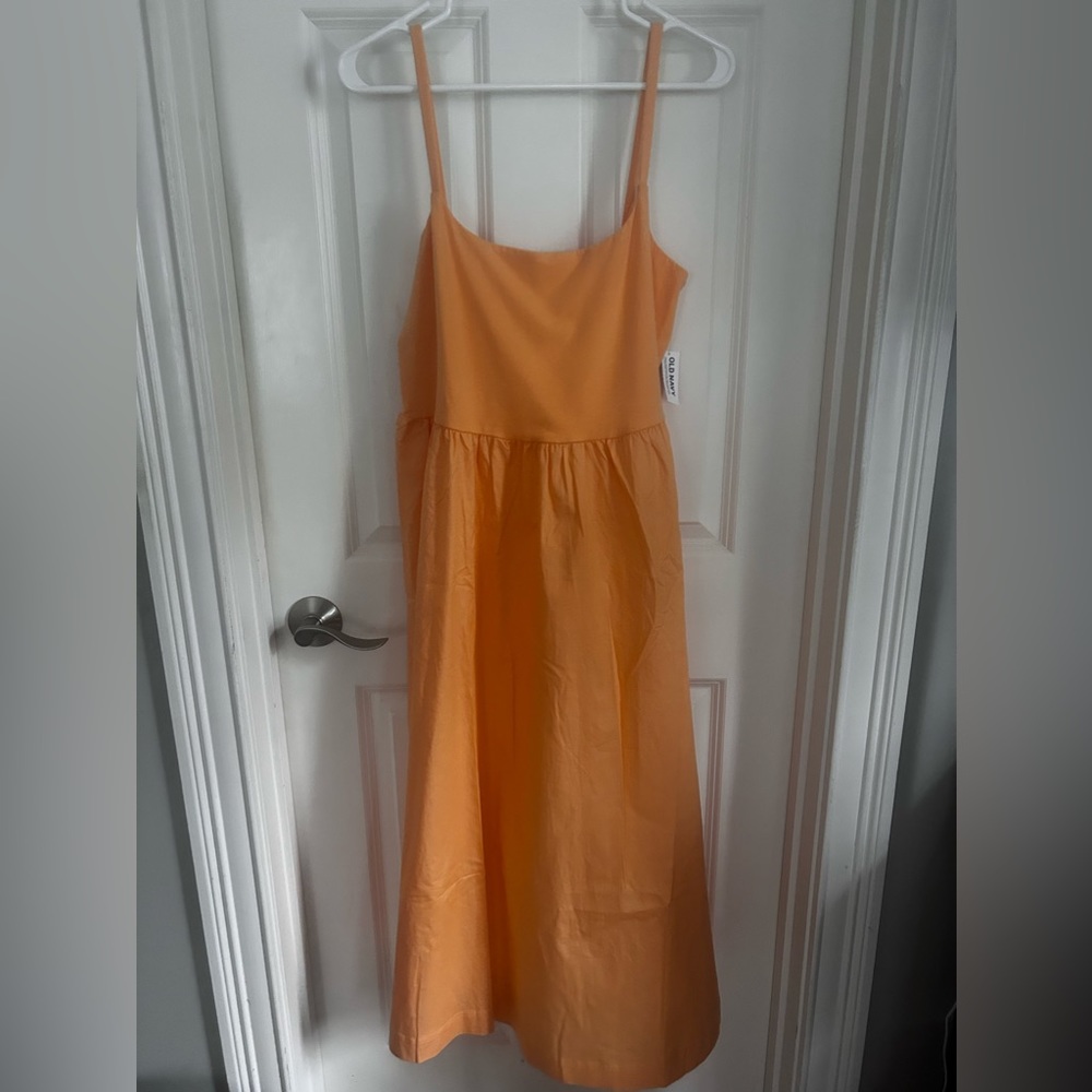 Old Navy orange tank dress
